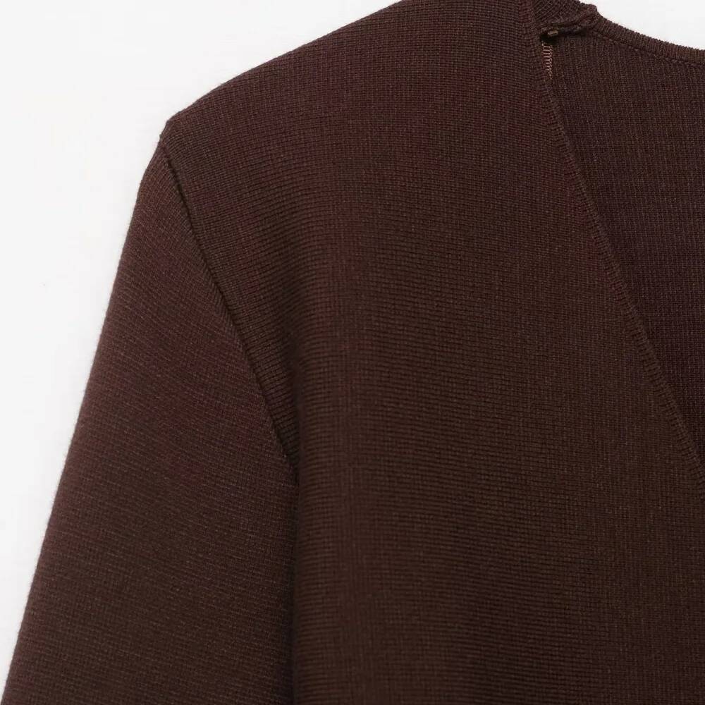 winter jacket women UNIZERA new women's clothing elegant, casual, fashionable, European and American style design with belt knit jacket