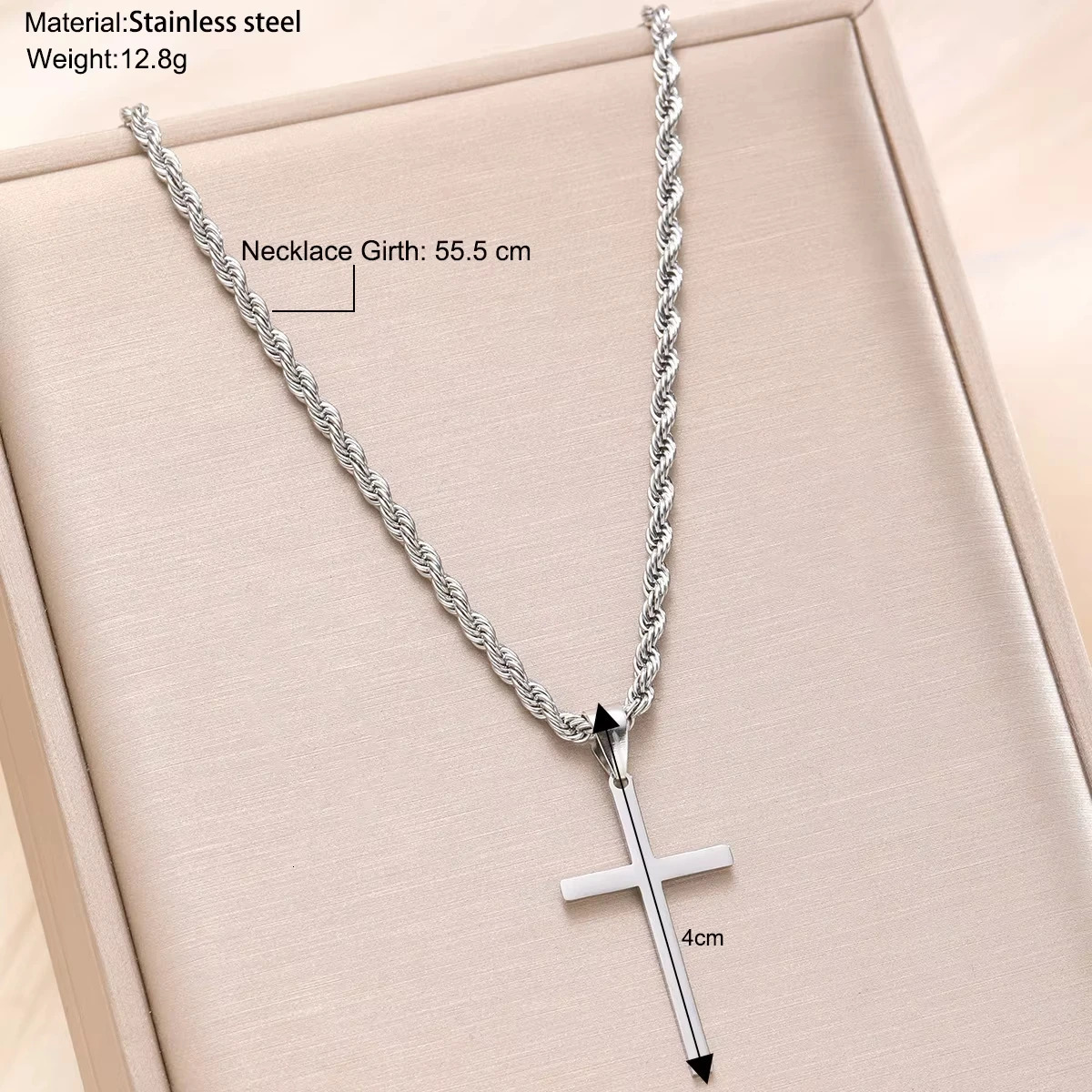 Mens and womens cross pendant necklace minimalist gold jewelry mens and womens necklace 251023