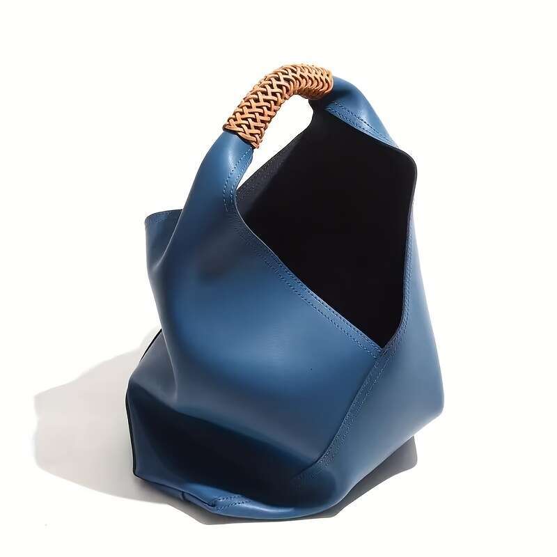 Elegant Women's Large Capacity With Magnetic Closure, Double Layer Design, Smooth Finish And Handle-Great For Or Everyday Use Available In Ginger