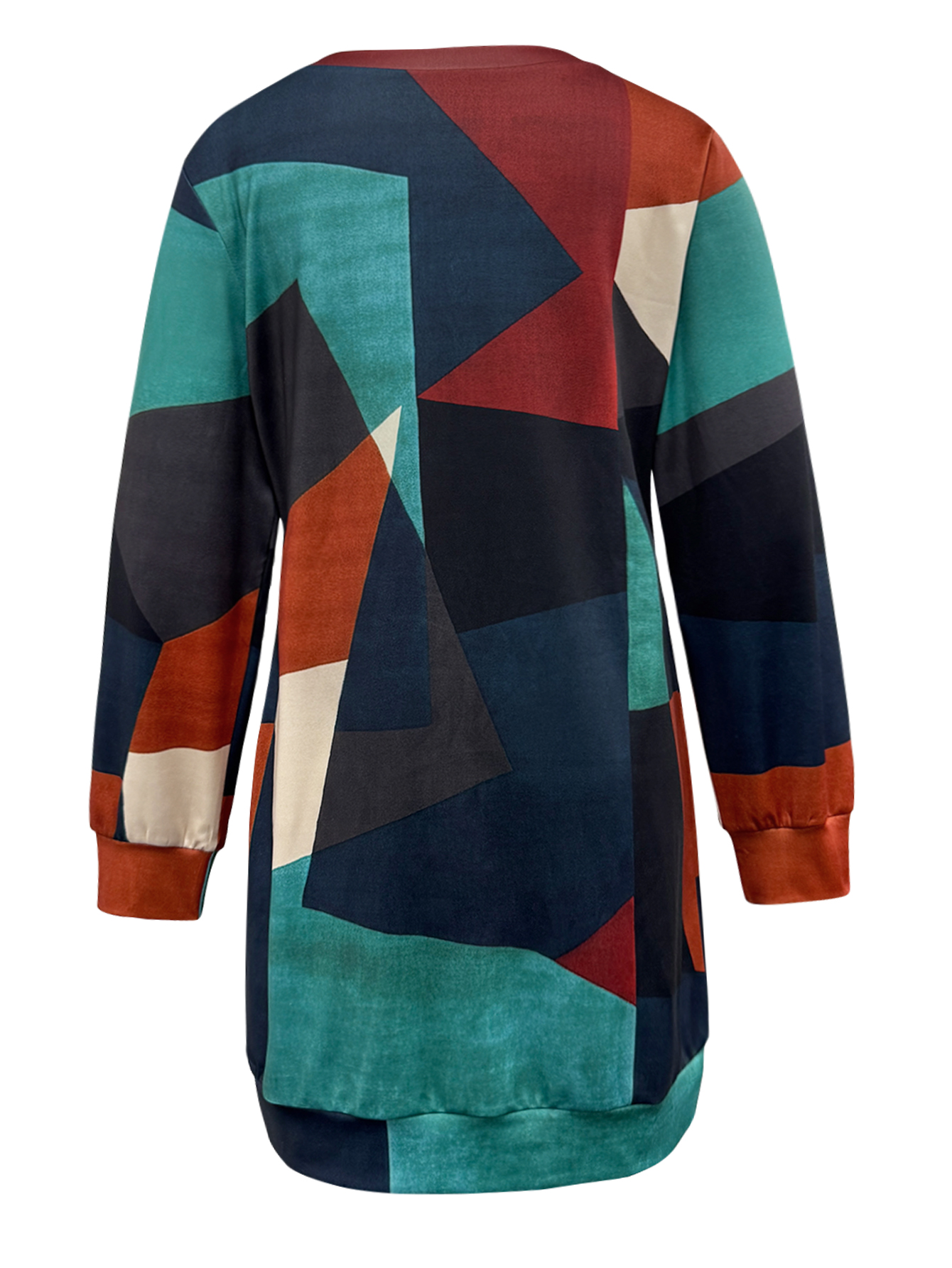 Stylish Patchworked V-neck Apparel by Seasonal Artist Collection Ideal For Corporate Occasions---CF55334