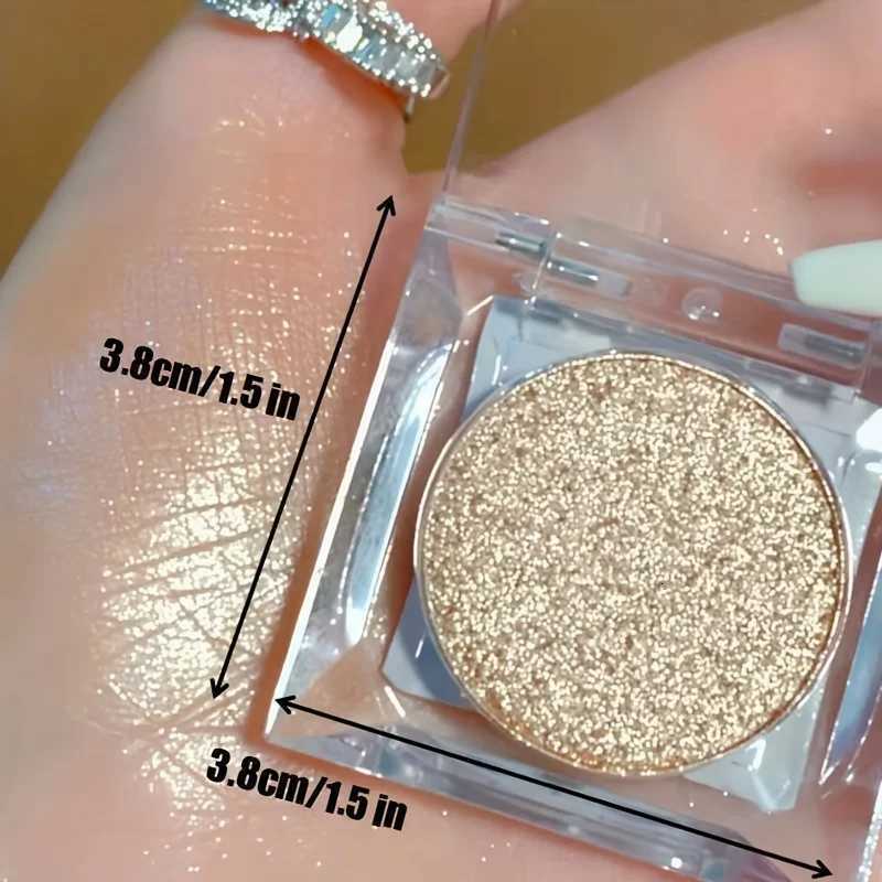 1 PC Monochrome Glitter Eyeshadow Shiny Eye Shadow Palette Highlighter Powder Shimmer Bright Earth Color Eye Makeup CosmeticsXJ251027