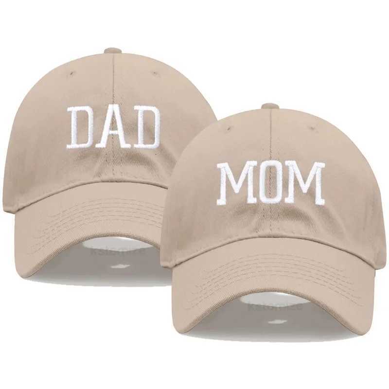 DAD MOM Embroidery Pure Cotton Mens Baseball Cap For Man Womnes Fashion Sport Golf Caps Sun Hat DropshippingW251027