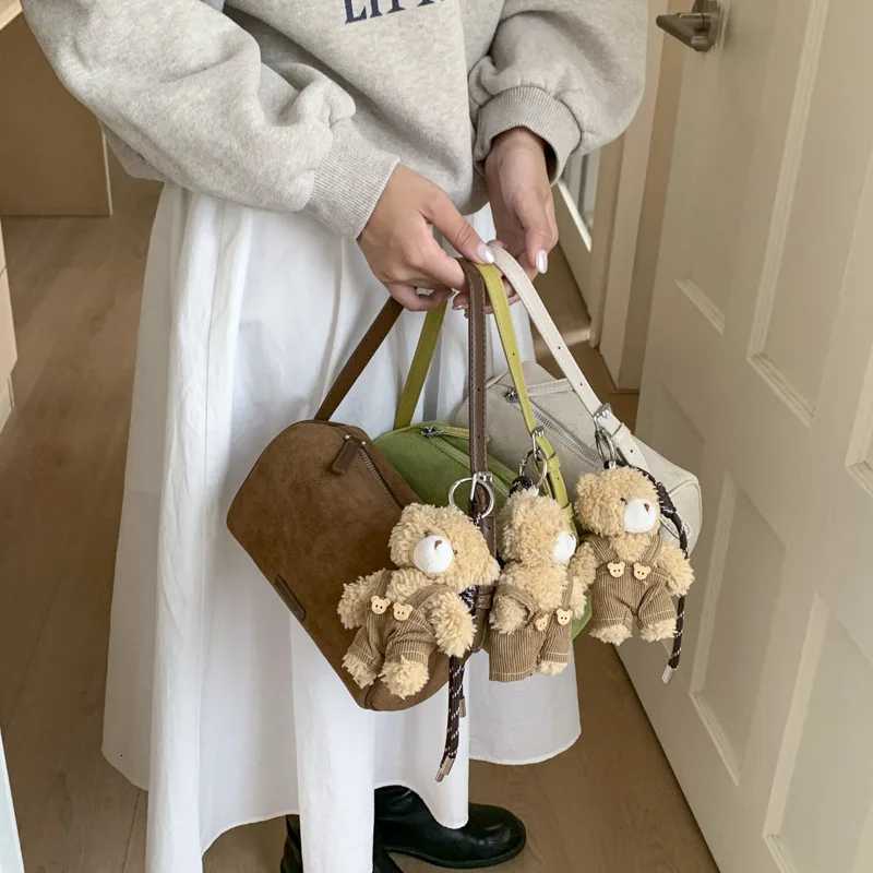 Mobile Phone Bag Fashionable Crossbody Bags for Women Shoulder Bags Casual Retro Suede Bucket Bag Designer Bags Y251027