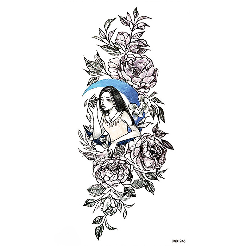 Small full arm waterproof tattoo sticker manufacturer in stock wholesale symbol totem animal skeleton small arm tattoo sticker