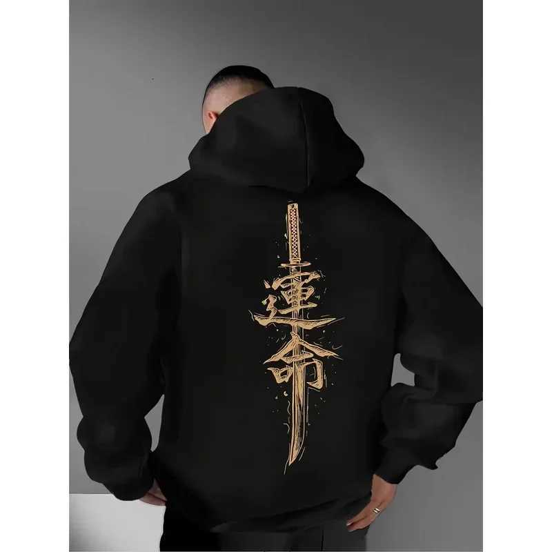 Mens Halloween hoodies with letters and pumpkin ghost prints are suitable for outdoor sports and casual wear in autumn and wint W251027