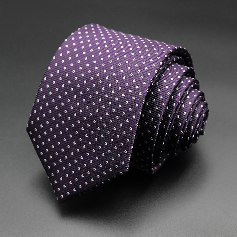 Fashion Casual Blue Red Yellow Floral Polka Dot Necktie For Men Business Gift Wedding formal Neck Ties Accessories 251022