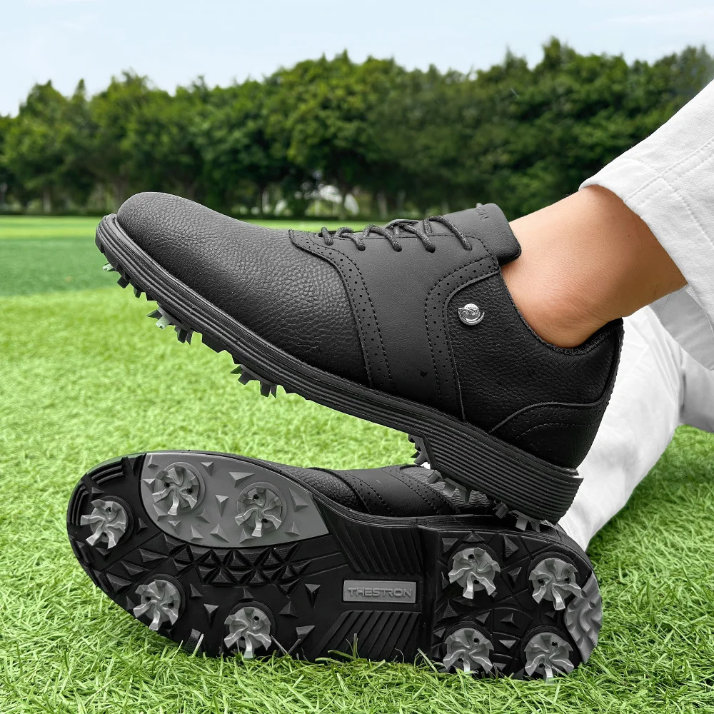 Professional Golf Shoes Men Spikes Golf Sneakers Outdoor Walking Footwears 251023