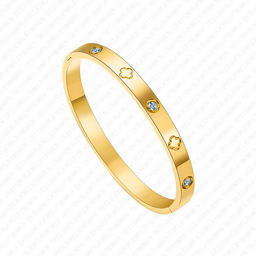 Bracelet Designer Bracelet Women Gold Bracelets Stainless Steel Bangle Clasp Bangles Luxury Jewlery Designer for Women Elegant Fashion Gift