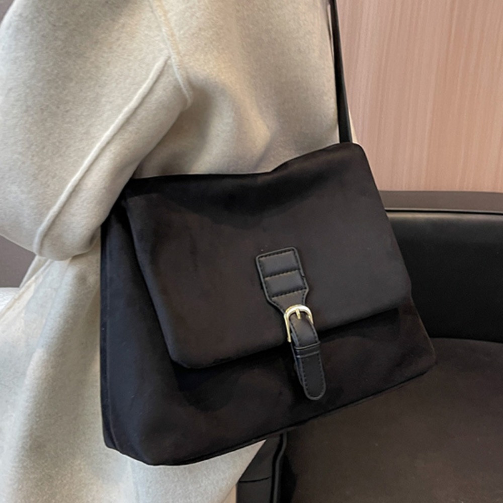 Chic Vintage-Inspired Women's Suede Shoulder & Arm Bag - Versatile Autumn/Winter Accessory