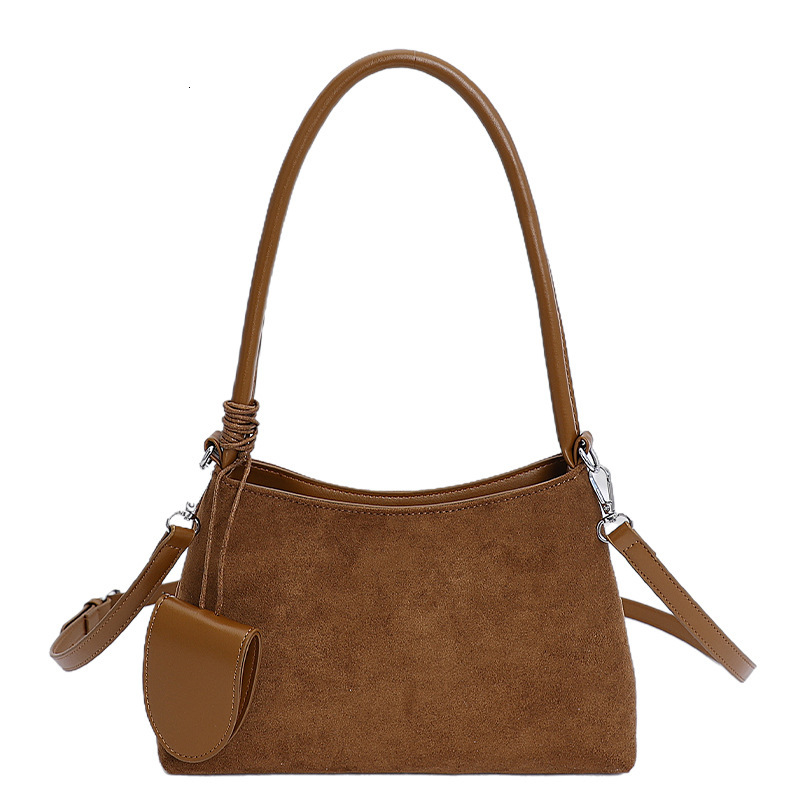 Free shipping designer bag New High-Value Versatile Fashionable Commuter Melad Suede Underarm Handbag Single Shoulder Crossbody Bag