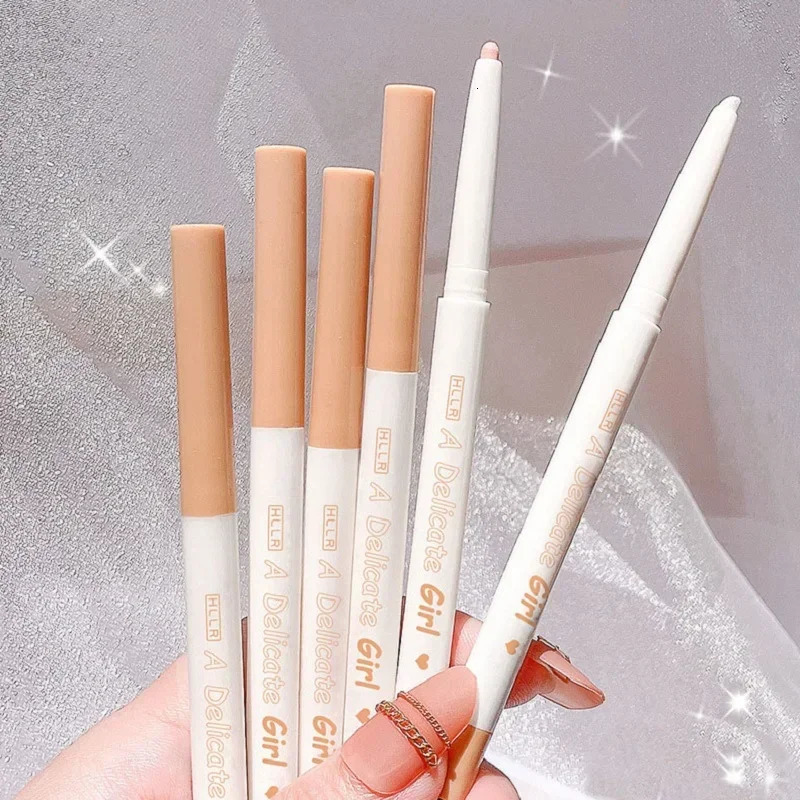 Brown Lying Silkworm Eyeliner Pen Ultra Thin Smooth Lower Eyelash Eyes Liner Pencils Matte Glitter Waterproof Eye Makeup Tools 251027