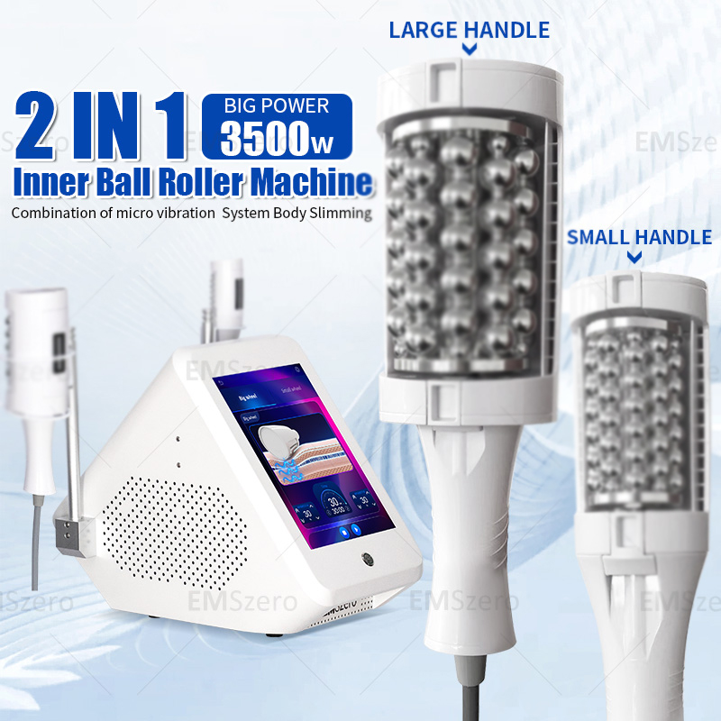 EMS Vacuum Inner Ball Roller 360 Degree Rolling Cellulite Massage Weights Loss Machine Body Muscle Body Slimming Fat Removal