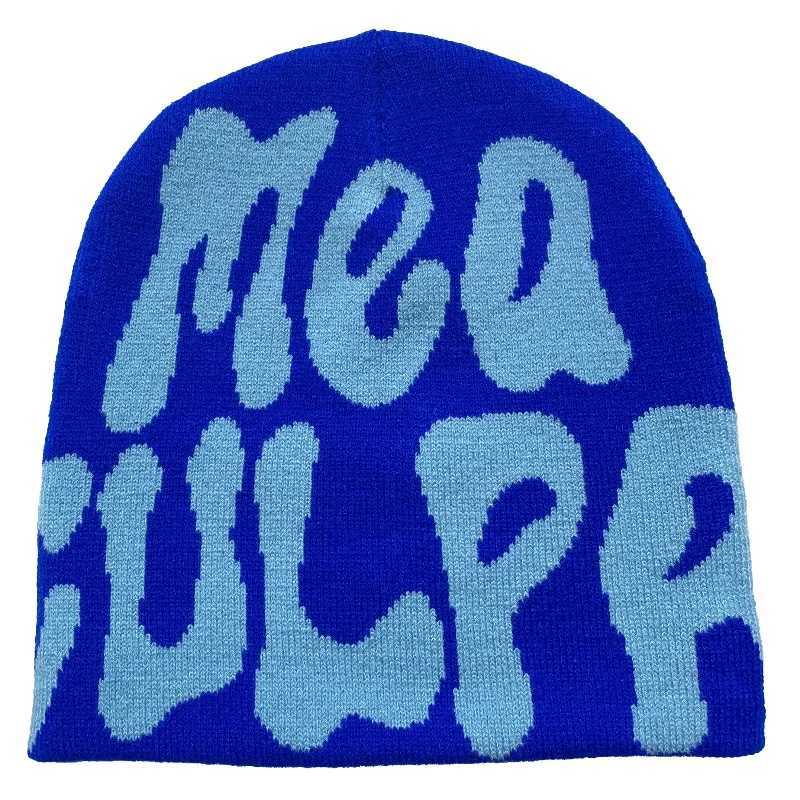 Y2K Knitted Hats Mens And Womens Jacquard Hats Outdoor Riding Europe And The United States Fashion Warm HatW251027