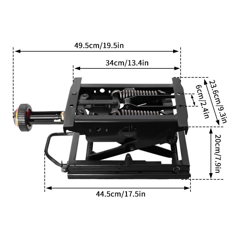 Universal Mechanical Suspension Seat Bracket Heavy Duty Shock Mount for Truck and Construction Machinery Free Shipping
