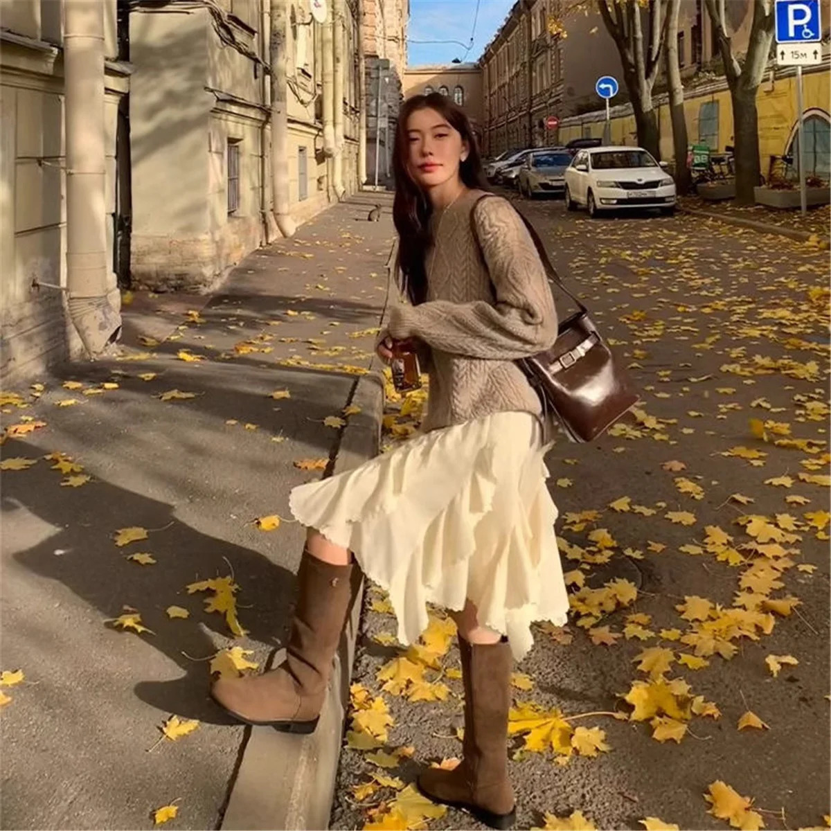 Mini Skirts Women Summer Chiffon Ruched Woman Clothing 2000s Clothes Y2k Kawaii Black Lace White 251027