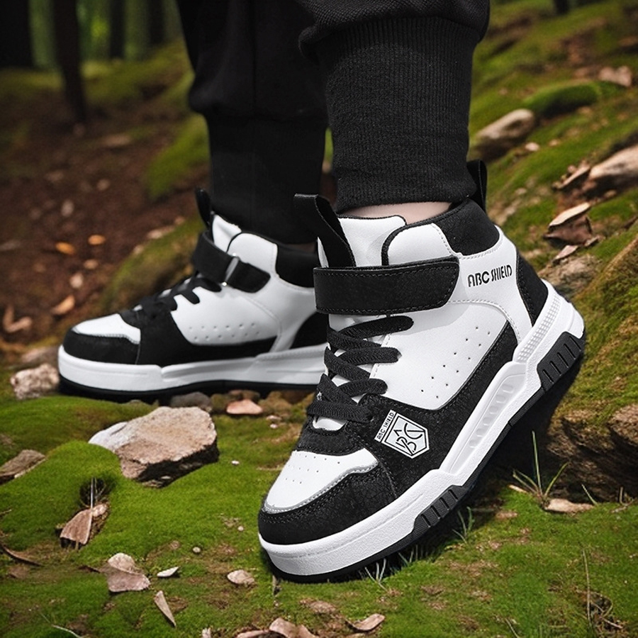 Kids Shoes for Boy Girl Basketball Shoes High Top Boys Sports Shoes Kidszworld Children Non-slip Basketball Sneakers Big Plus Size 28 - 39 K1222