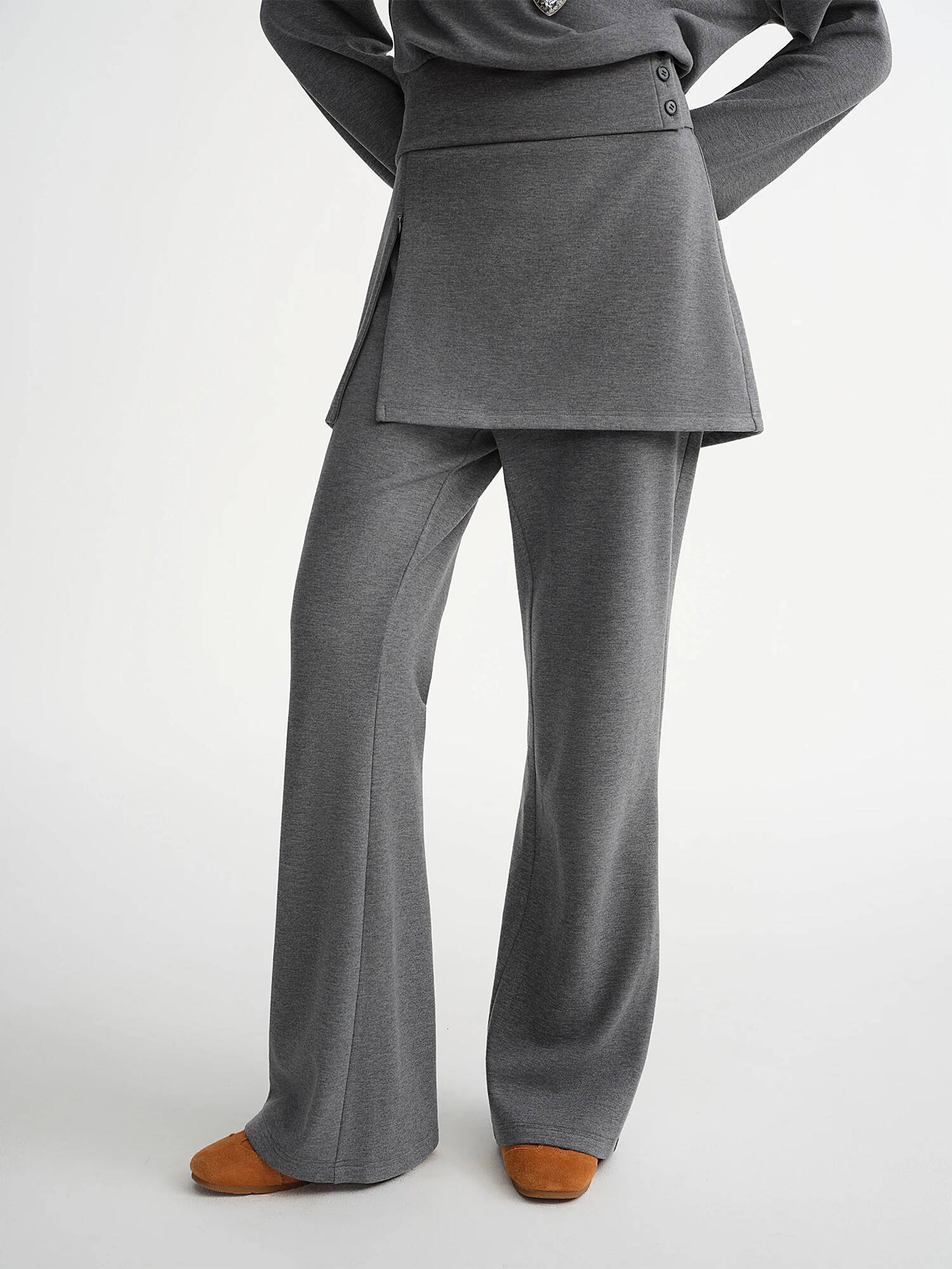 winter jacket women DUSHU Plus Size Women's Off-Shoulder Hoodie Two-Piece Fashion Set with Unique Design Fall Winter Style Fantasy Collection