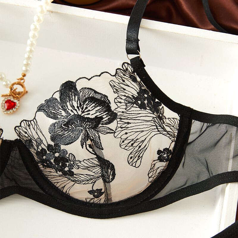 Lace Sexy Lingerie Women S Intimates Sexy Lace Underwear For Women With Small Breasts Gathered Lifted Bras Anti Sagging And Side Breast Col