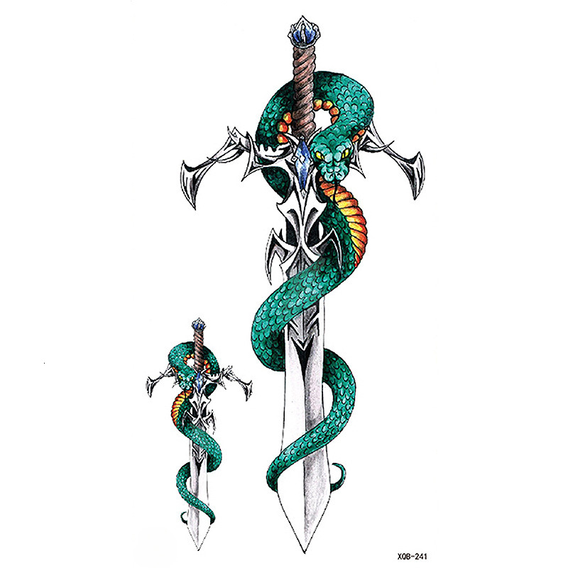 Small full arm waterproof tattoo sticker manufacturer in stock wholesale symbol totem animal skeleton small arm tattoo sticker