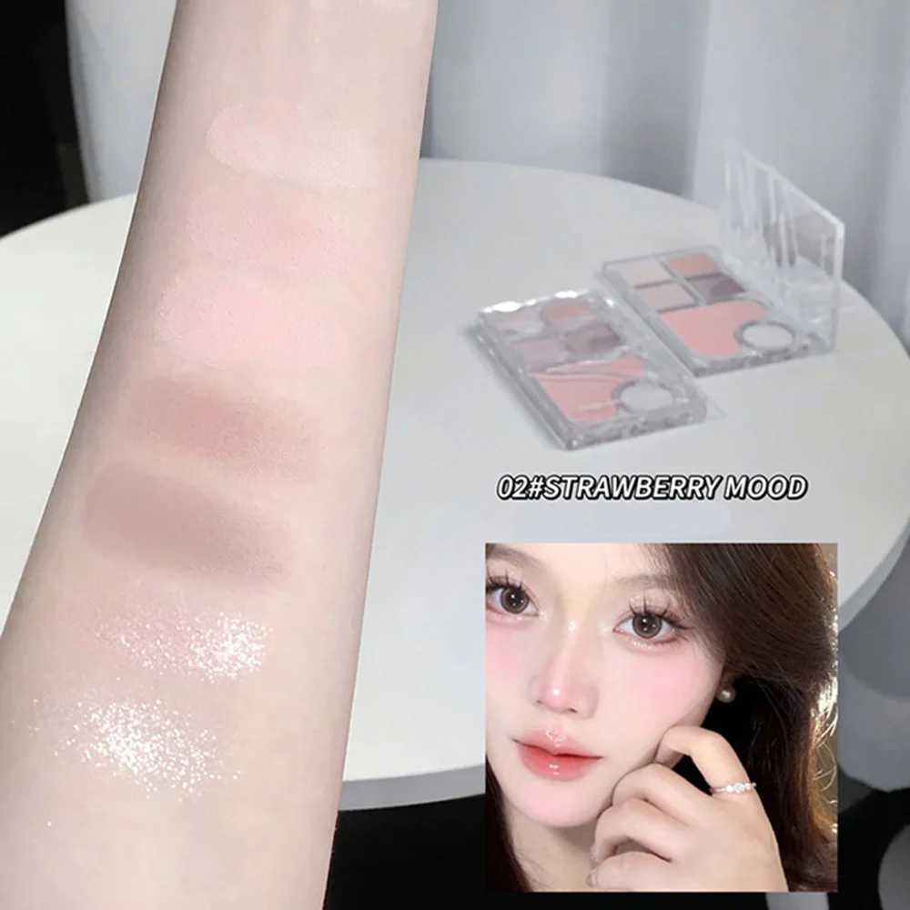 Pinky Heart Gege Bear Eyeshadow Palette Matte Pearlescent Earth Color Sequin LongLasting Eyeshadow And Contour PaletteXJ251027
