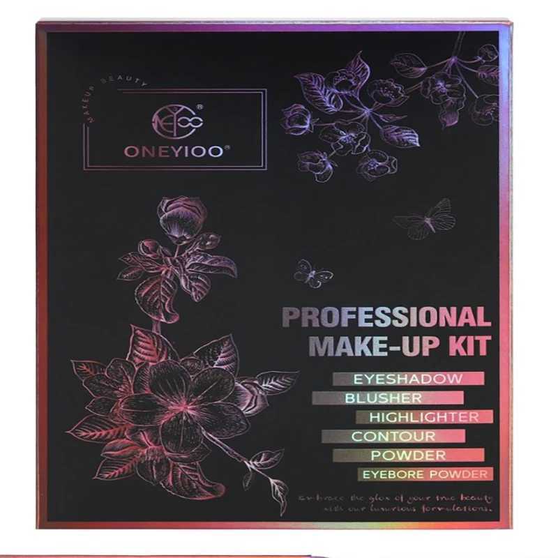 New 55Color Eyeshadow Palette Lipstick Highlighter Contour Palette Professional Makeup Kit with Shimmer Matte Eye ShadowsXJ251027