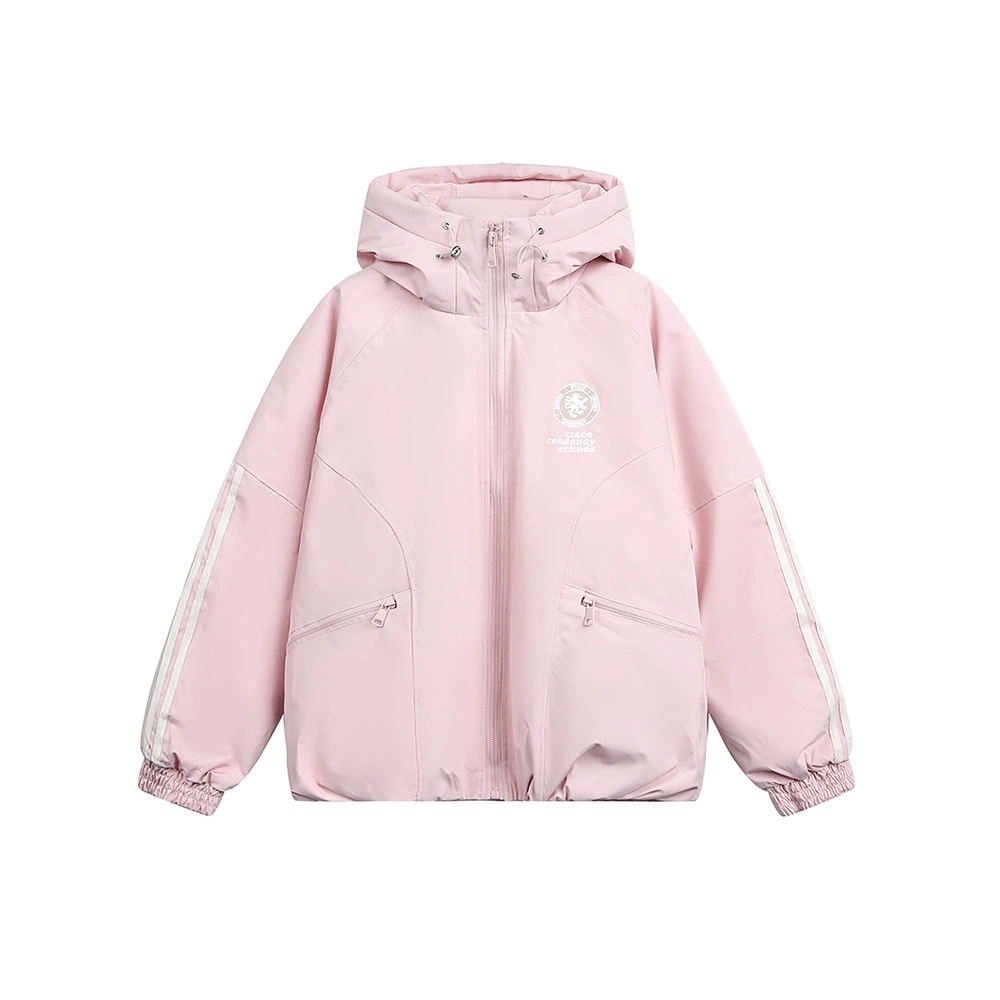 Women's Winter Warm Hooded Down Jacket Long Sleeve Puffer Coat Outdoor Thermal Insulated Parka for Cold Weather