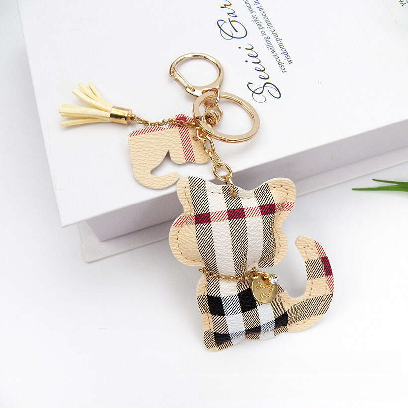 Keychain charm designer charms Bag Phone alloy buckle Accessory Fashionable Bear Leather Pendant