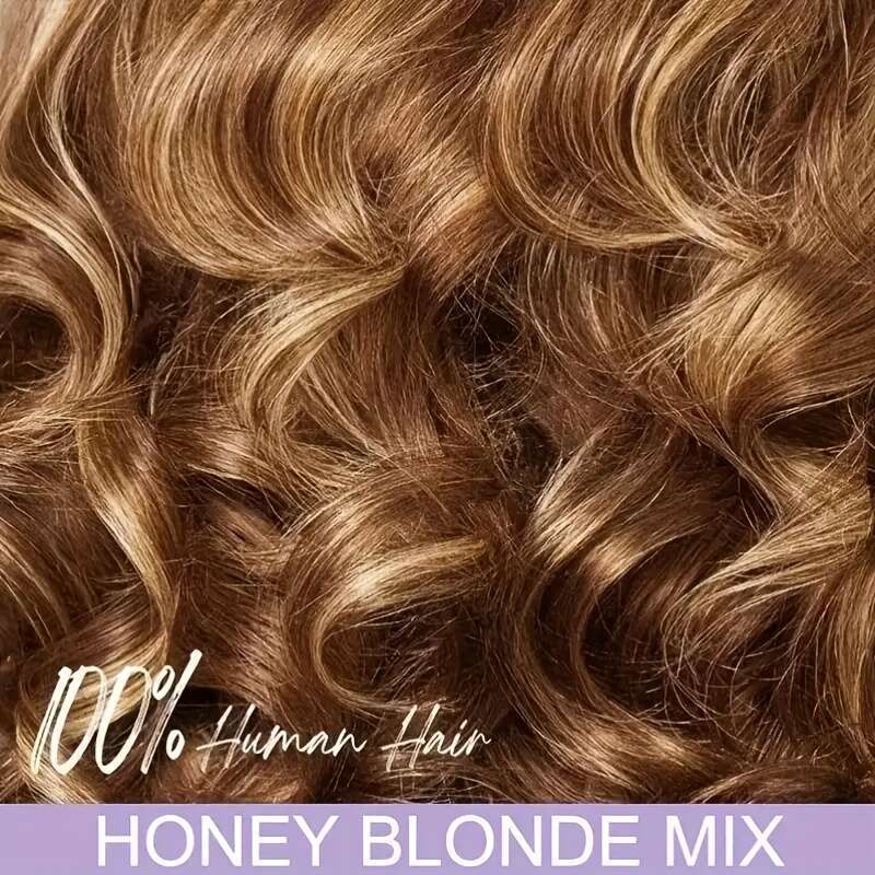 Elegant 4*4 Transparent Lace Frontal Light Brown Piano Color Wig, 180% Density Bob Virgin Human Hair, Loose Wave Hair Style With Hairline, Nature Look