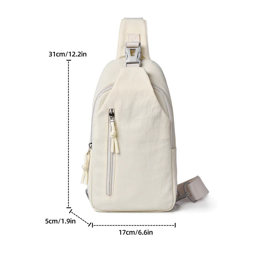 Mens casual messenger bagmultifunctional chest bagsuitable for outdoor sportscycling and daily commutingdaily bag 251014