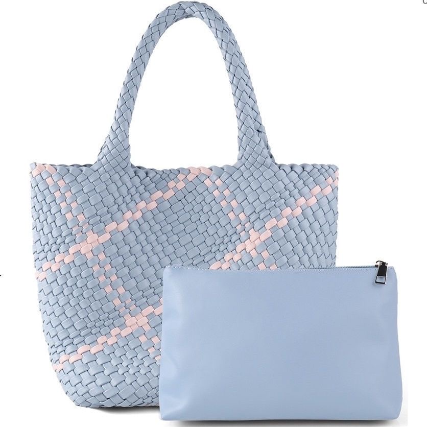 Spacious Casual Crossbody Satchel for Ladies Waterproof Neoprene Design w/ Pocketed Accessory Bag