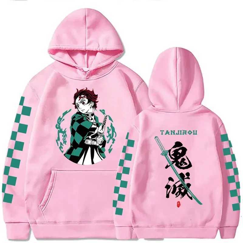 Demon Slayer Japan Anime Plus Size Hoodie Tanjiro Kamado Men Women Sweatshirts Y2k Harajuku Unisex Casual Pullover Clothes Tops W251027