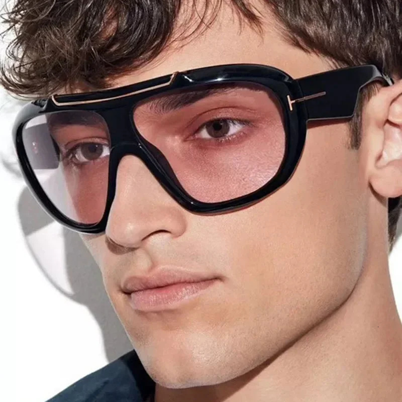 Oversized y2k Pilot Sunglasses Women For Men Vintage Sun Glasses Punk Rivet Big Frame Eyeglasses 251023