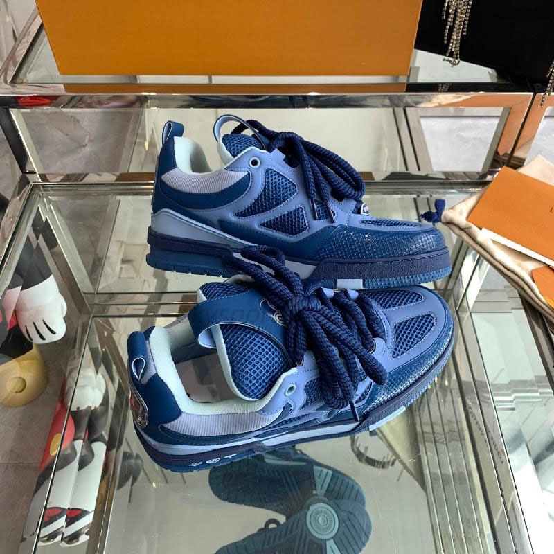 2025 New Men Shoes Luxury Designer Women Chunky Skate Platform Defender Shoe Sneakers Luxury Tenis Casual Fashion Shoe Plus Casual Shoes A02