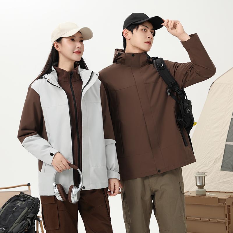 Unisex 8-Color Thermal Down 3-in-1 Jacket JX-CC6609B