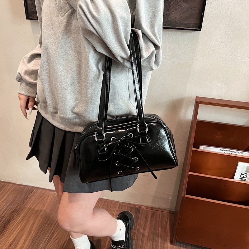 Free shipping designer bag Trendy Bowknot Underarm Bag for Women New Fashion Solid Color Handbag Trendy Versatile Casual Shoulder Bag