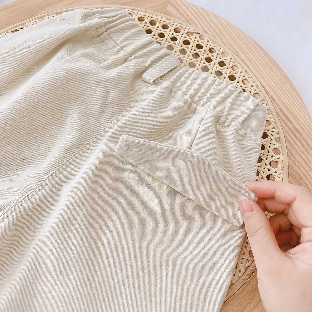 Children Pants Autumn Spring Casual Cotton Canvas Pants Fashion Kids Boys Girls TrousersT251027