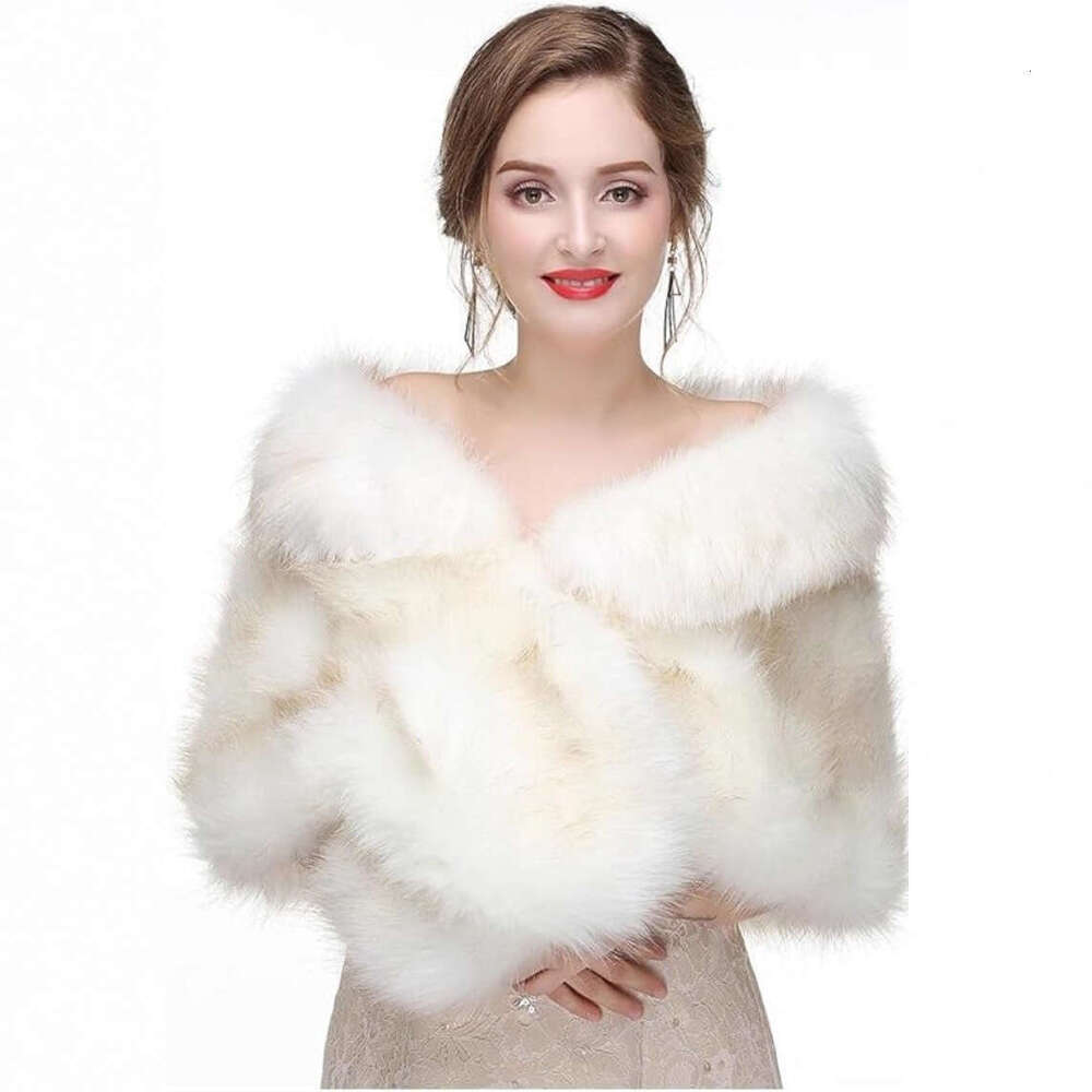 Rex Faux Shawl Autumn New Imitation Rabbit Fur Cape Vest Women's Coat