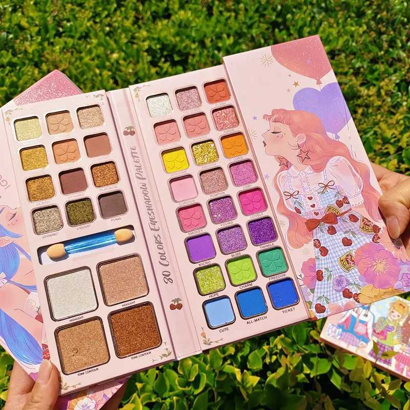 80color Eyeshadow Palette Glitter Pearlescent Matte Eye Shadow Matte Waterproof Long Lasting Children Stage Korean MakeupXJ251027