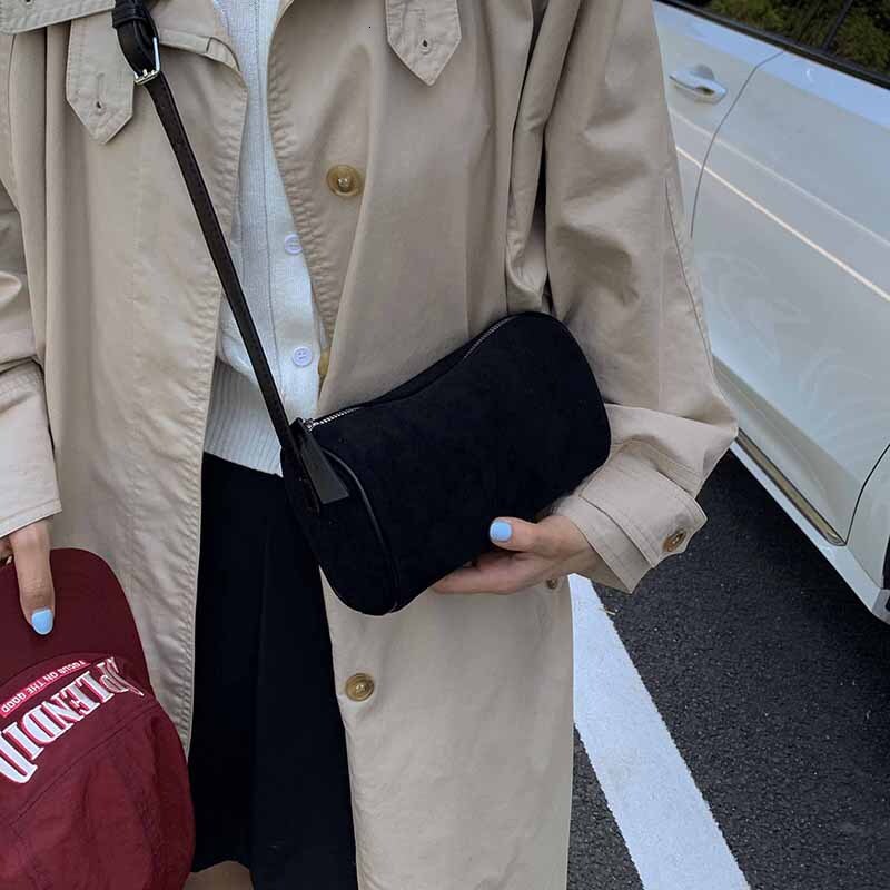 Free shipping designer bag Frosted Cylinder Bag for Women New Versatile Shoulder Crossbody Bag Niche Design Pillow Bag