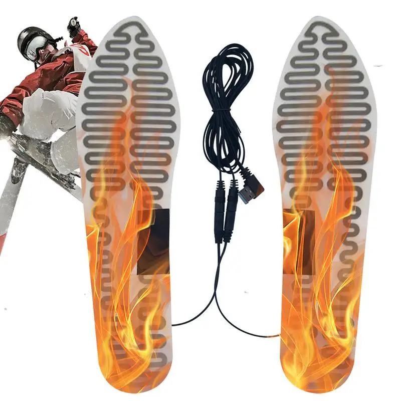 Electric Heating Insoles 5V Rechargeable Electric Heated Insoles Film For Men Rapid Heating Rechargeable Foot Warmer Heated251020