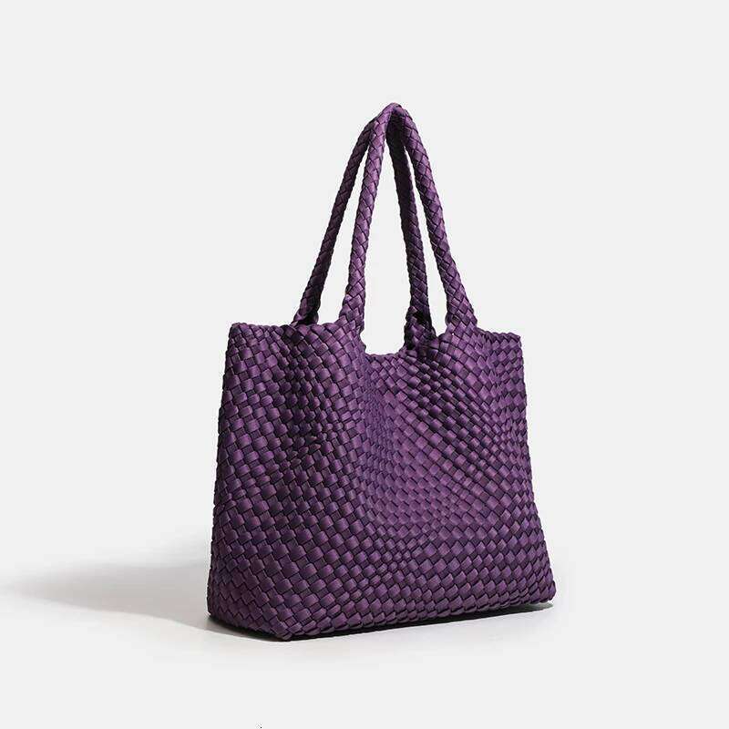 Size Tote Women's Fashion Bags 2024 Hot Product Neoprene Material Women's Hand-Woven Large Volume Tote Bag