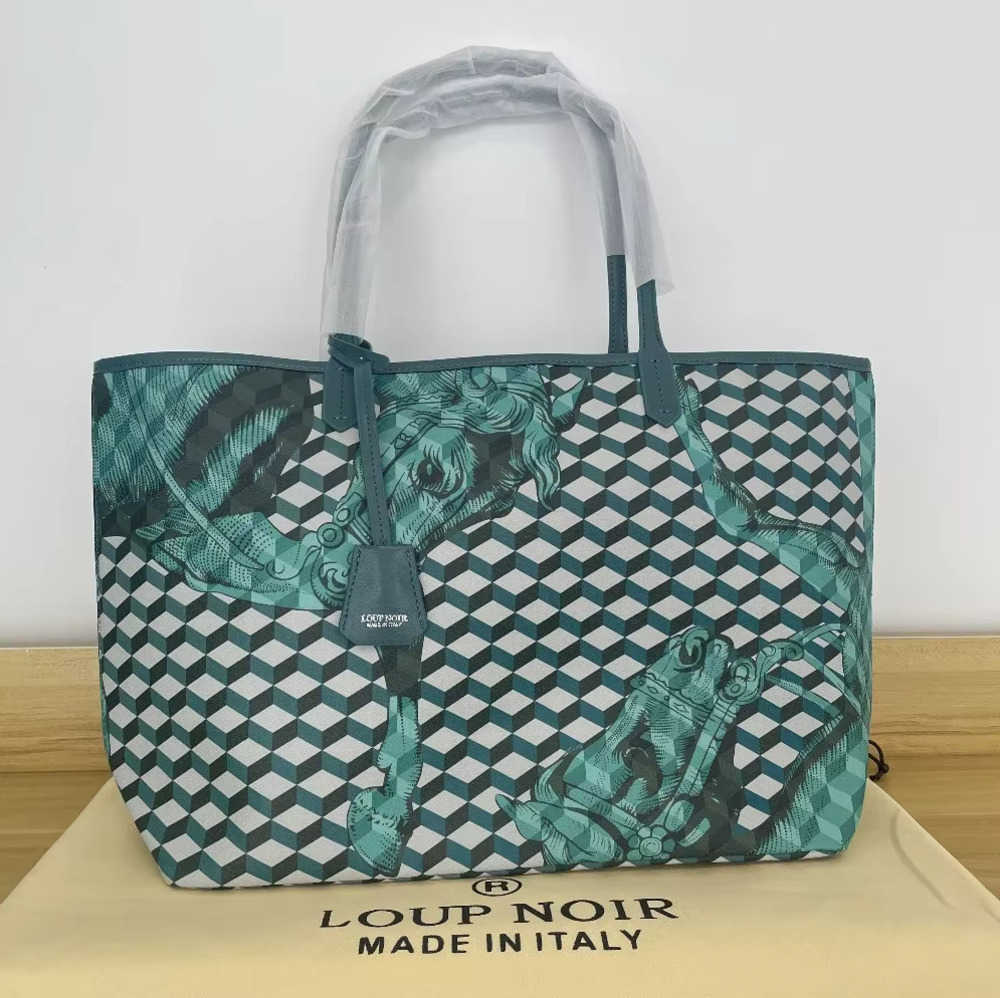 DrawstringBucket Bags LOUP NOIR New Womens Tote Bag Highquality Large Capacity Female HandBags Shoulder Women Noir High Quality Casual Totes Sac pywx