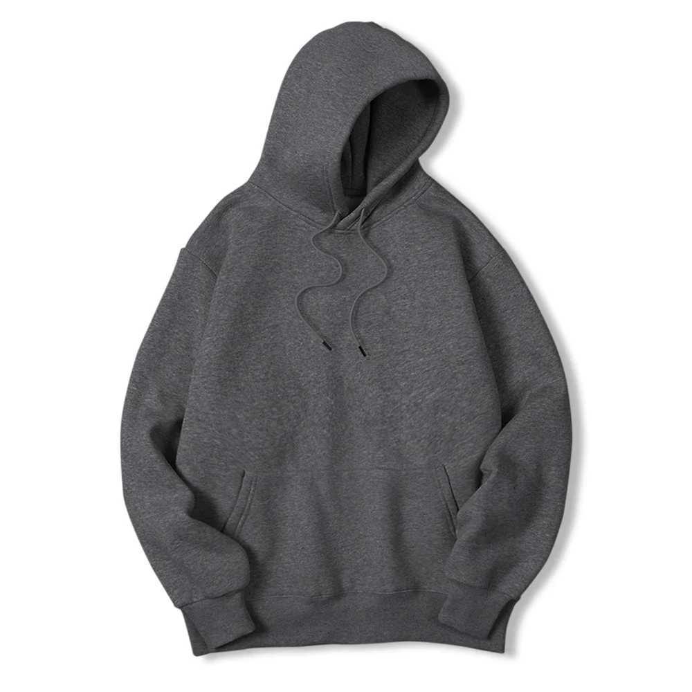 Mens Solid Color Hooded Sweaters Mens Warm Wool Sweater Fashionable Street Clothing Loose Breathable Jersey Brand Hooded W251027