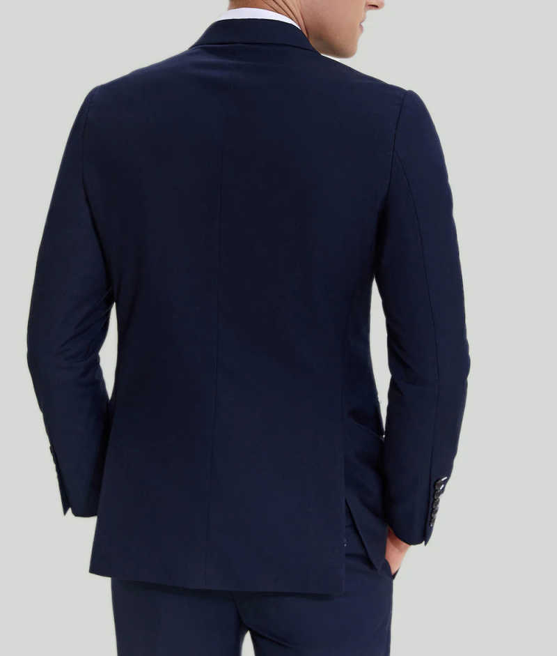 Business Man Tuxedos 2 Pcs Jacket Pants Peaked Lapel Men Suit Handsome Double Breasted Wedding Groom Coat Customized