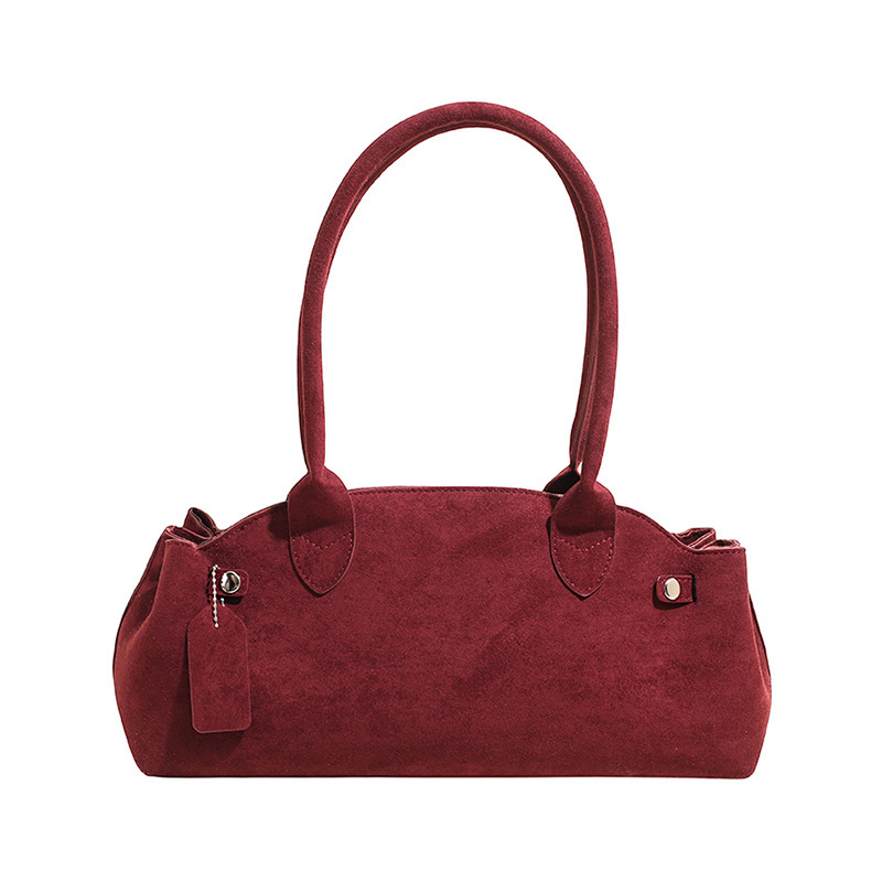 Free shipping designer bag High-Quality Suede Underarm Bag for Women Korean Ins Style Shoulder Bag Versatile Fashion Niche Design Baguette Bag