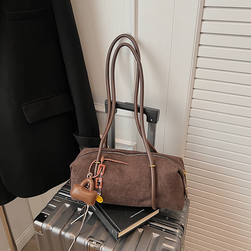 Free shipping designer bag Niche Suede Pillow Bag for Women New Commuter Shoulder Bag Versatile Textured Underarm Bag