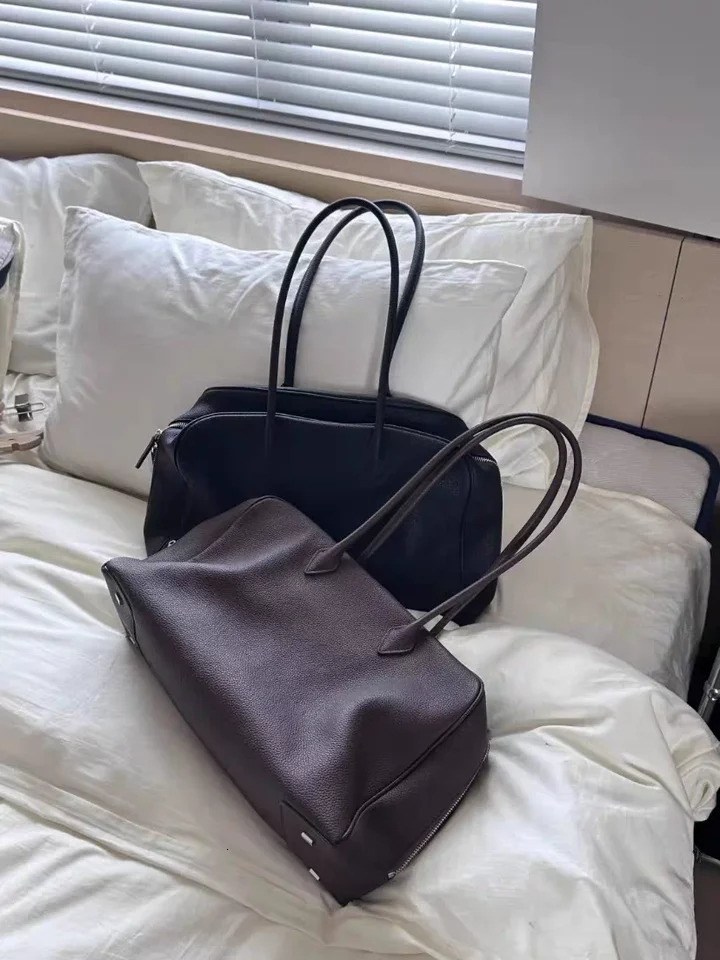 Fall Winter Womens Large Capaci Bowling Bag Tote Soft Handle Korean Sle Boston Single oulder 251014