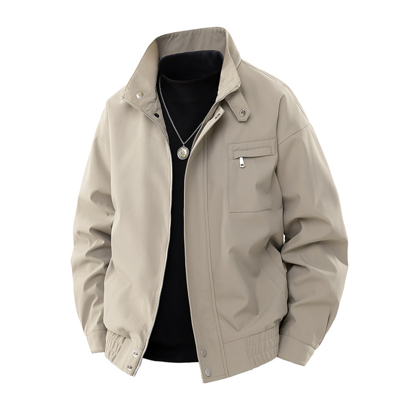 Men's Jacket for Cross-border European & American Markets - Spring & Autumn Versatile Casual Sports Outdoor Windproof Trendy Couple Style Outerwe