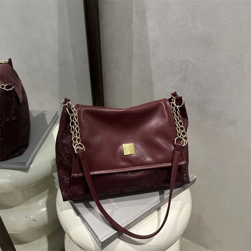 Shoder Bag Trendy Underarm Bag Harajuku Portable Small Square Bag Wens Bag 2025 Summer New Snake Pattern11 D251027