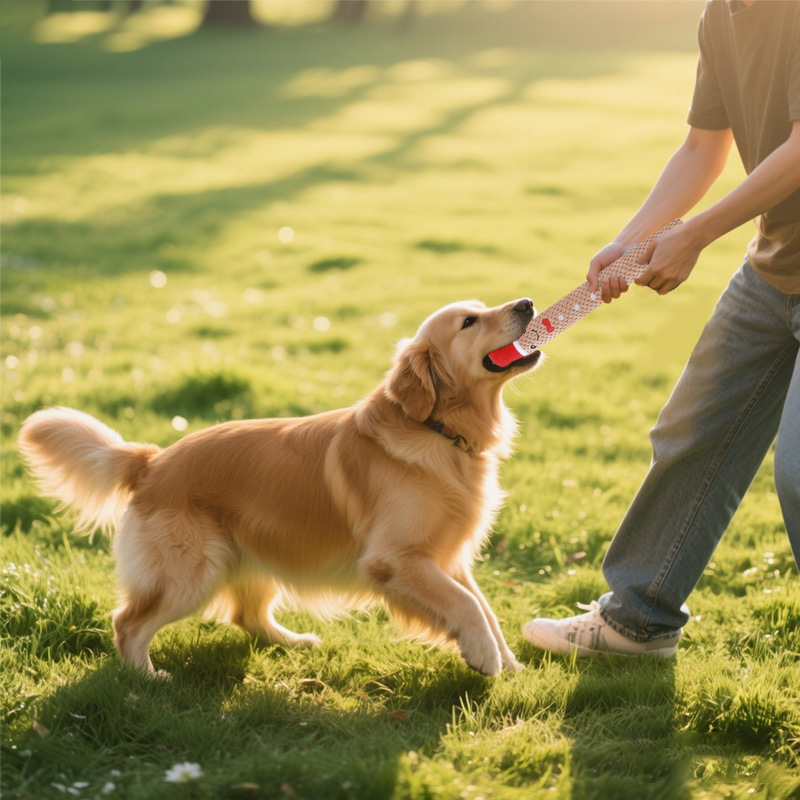 Luxury New dog toy, long-shaped Christmas style plush toy, dog chewing toy pet toy